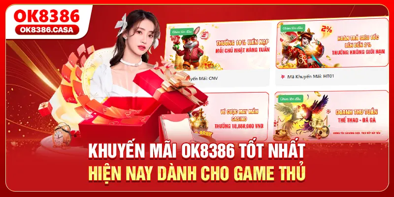 Khuyến Mãi OK8386 Tốt Nhất Hiện Nay Dành Cho Game Thủ